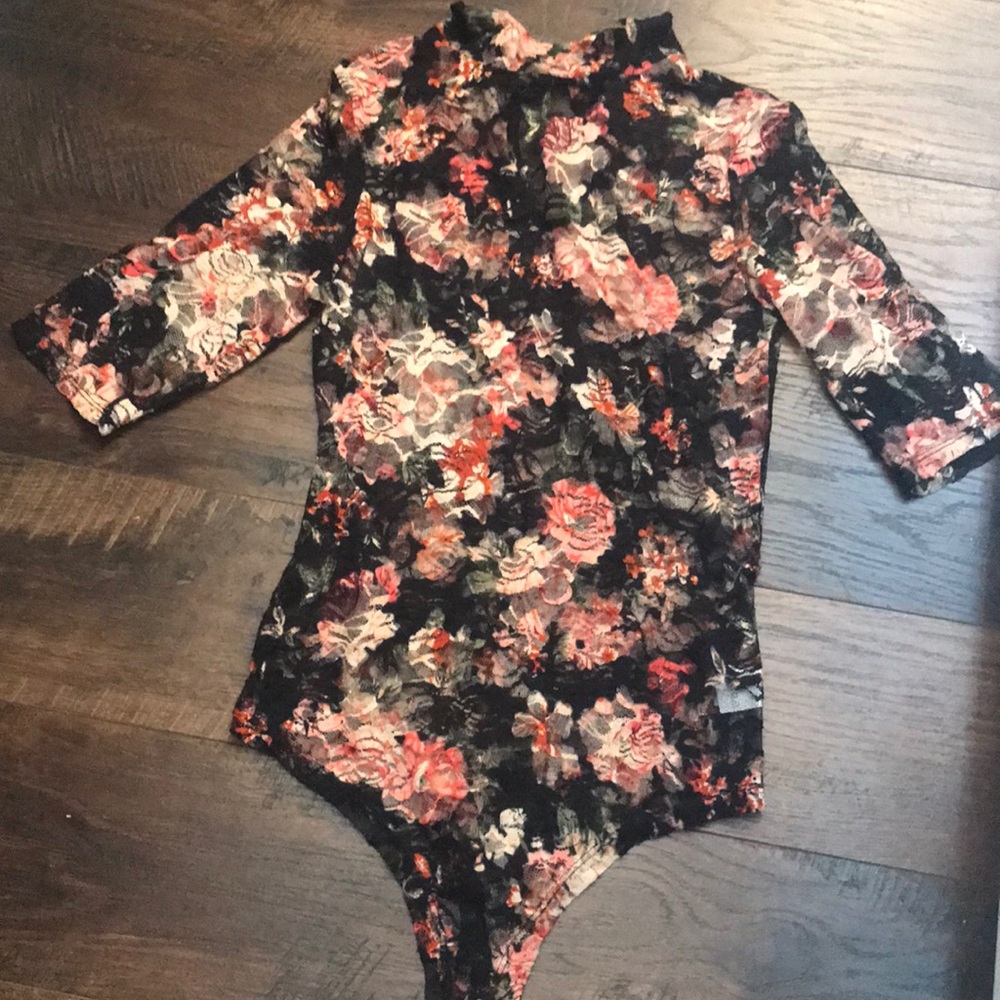 Floral Lace Body Suit